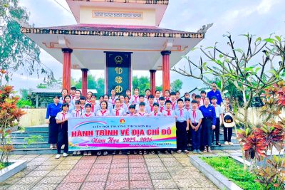 “HÀNH TRÌNH VỀ ĐỊA CHỈ ĐỎ” NĂM HỌC 2025 – 2025
